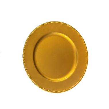 Sousplat dourado